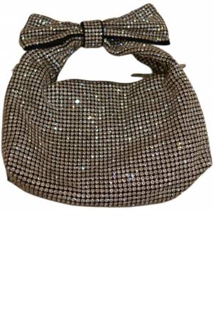 Butterfly Embellished Bag - Silver