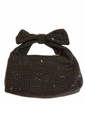 Butterfly Embellished Bag - Black