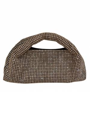 Mia Embellished Bag - Silver