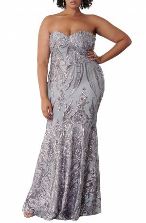 Ophelia Sequinned Gown
