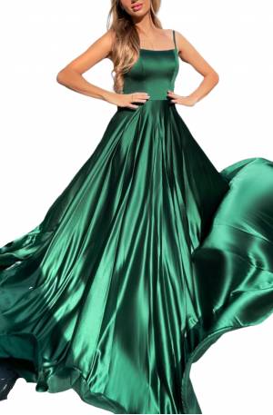 Holly Gown - Bottle Green
