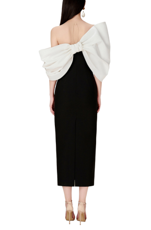 Black Big Bow Dress