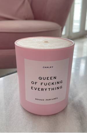 Queen Of Fucking Everything Candle