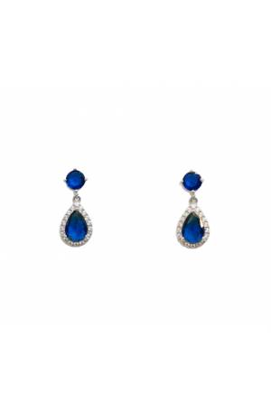 Sapphire Gem Drop Earrings